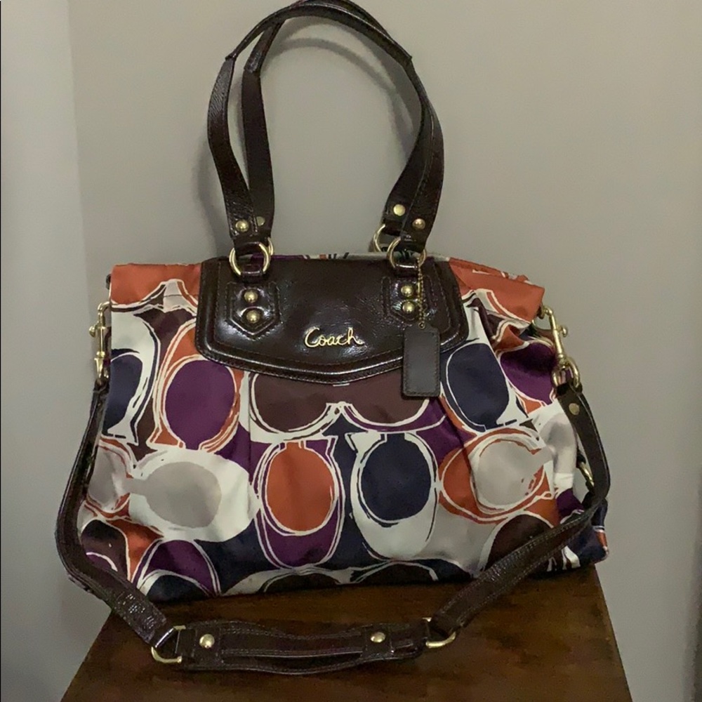 Coach Ashley signature handbag